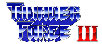 Thunder Force III logo for Sega Genesis